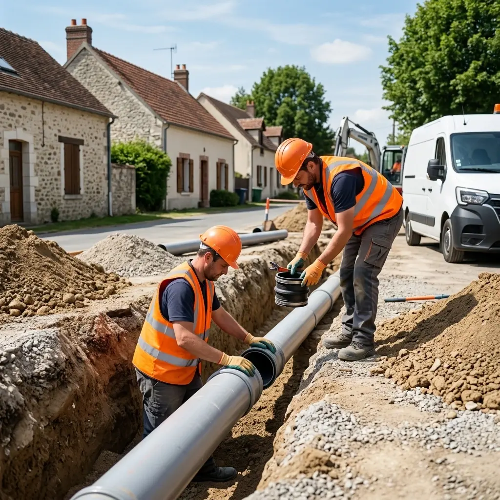 Raccordement au tout à l'égout Courdimanche-sur-Essonne (91720)