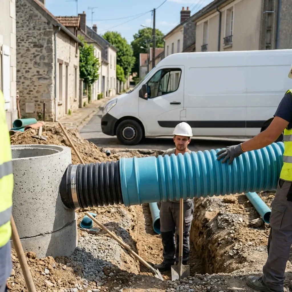 Raccordement au tout à l'égout Maisse (91720)