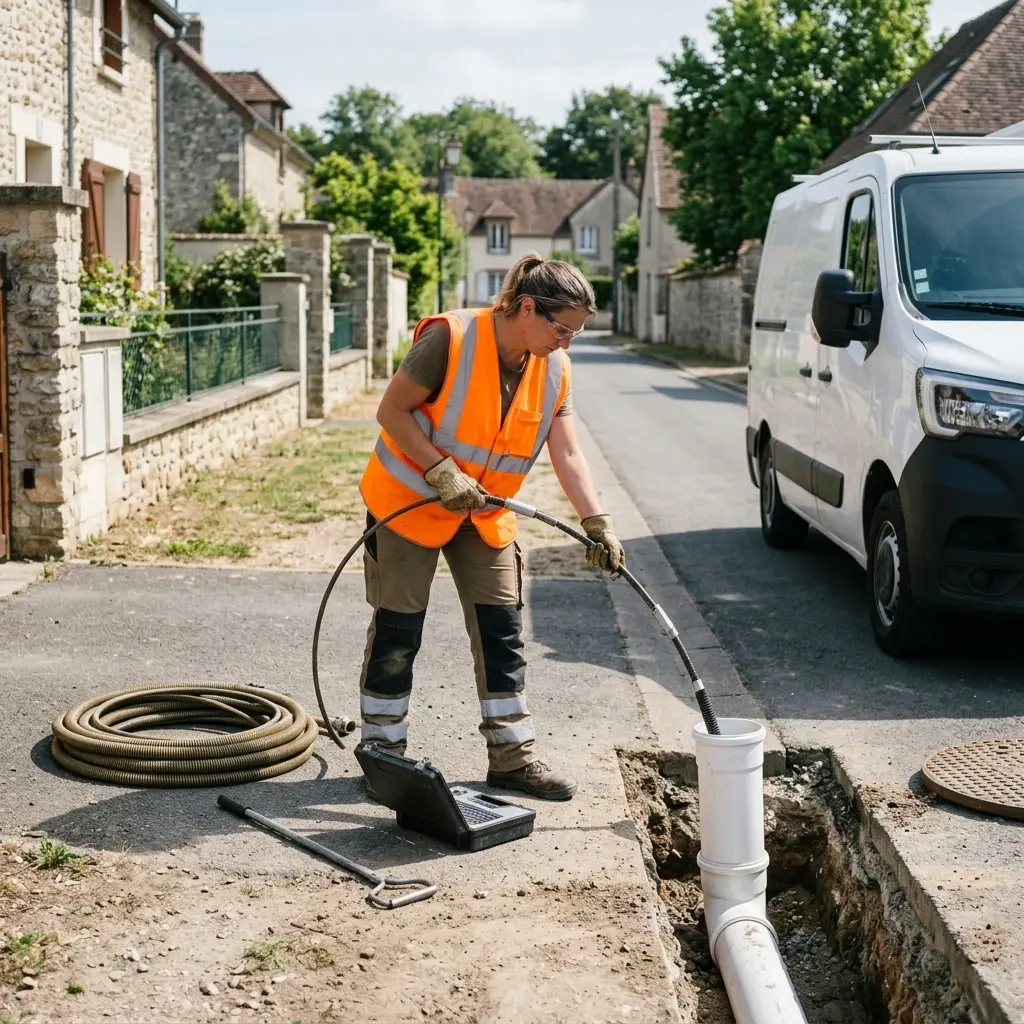 Raccordement au tout à l'égout Chamarande (91730)