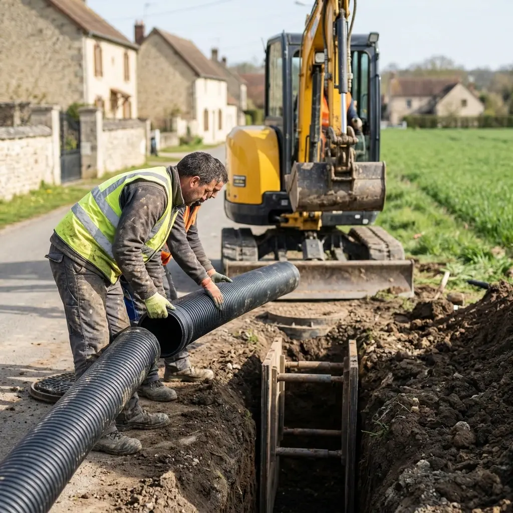 Comment se déroule le raccordement à Chalou-Moulineux ?
