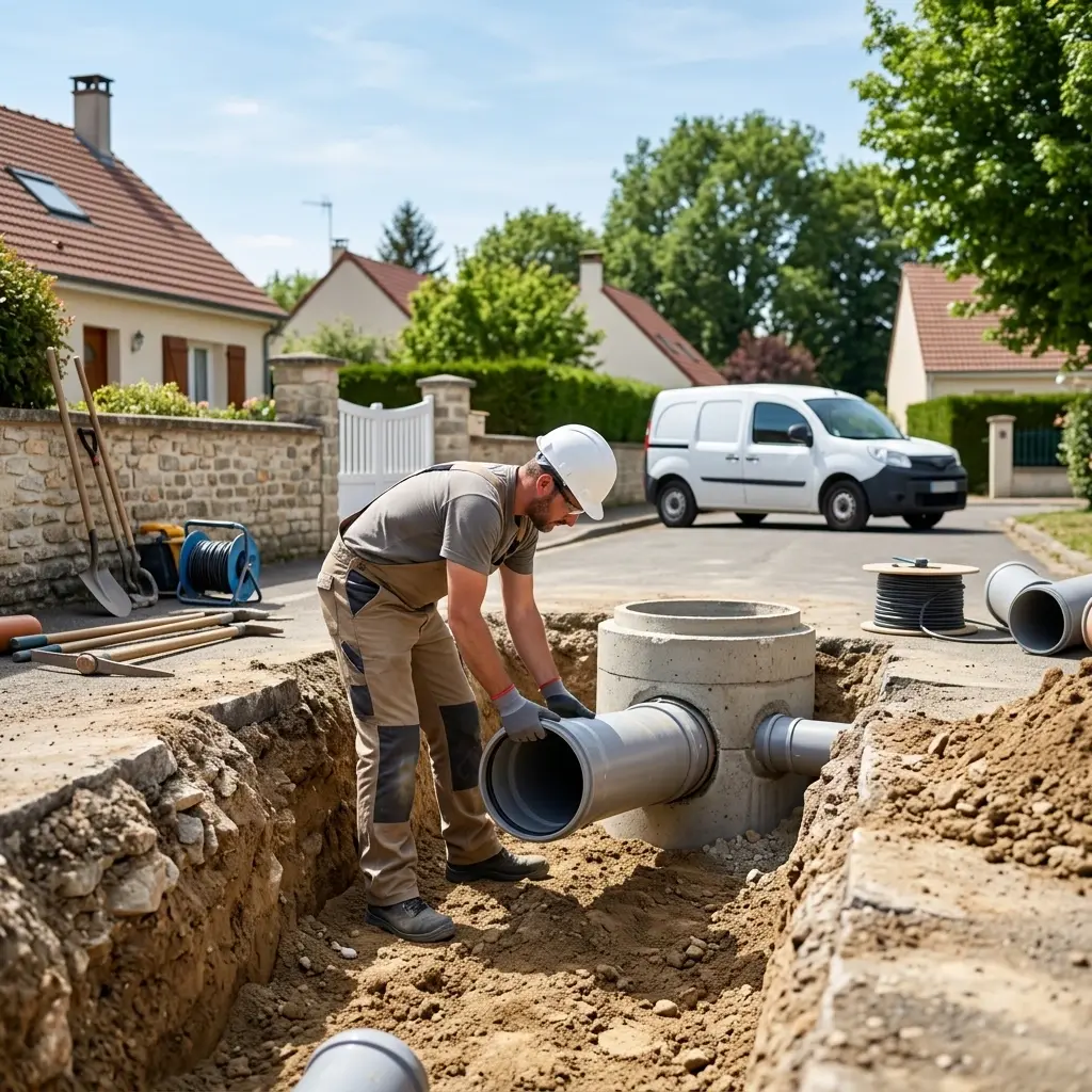 Raccordement au tout à l'égout Champcueil (91750)