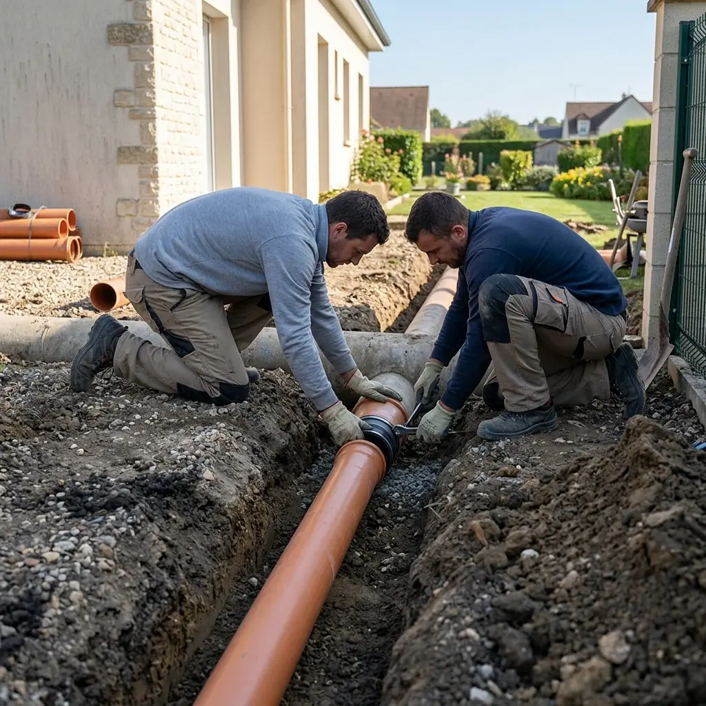 Une installation technique et sécurisée pour vos eaux usées