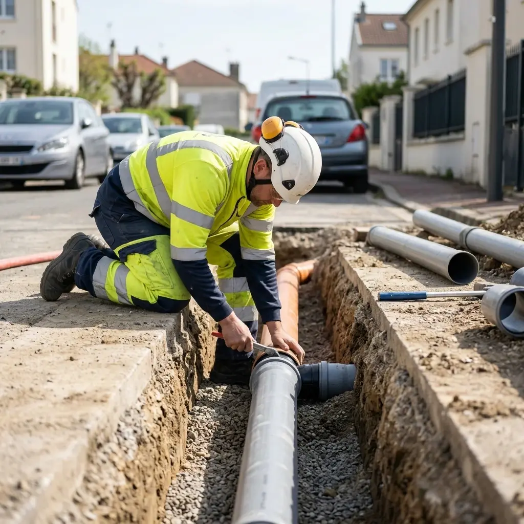 Raccordement au tout à l'égout Nanterre (92000)