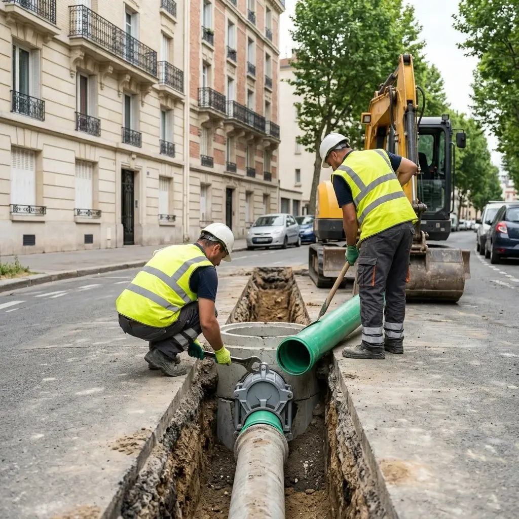 Raccordement au tout à l'égout Clichy (92110)