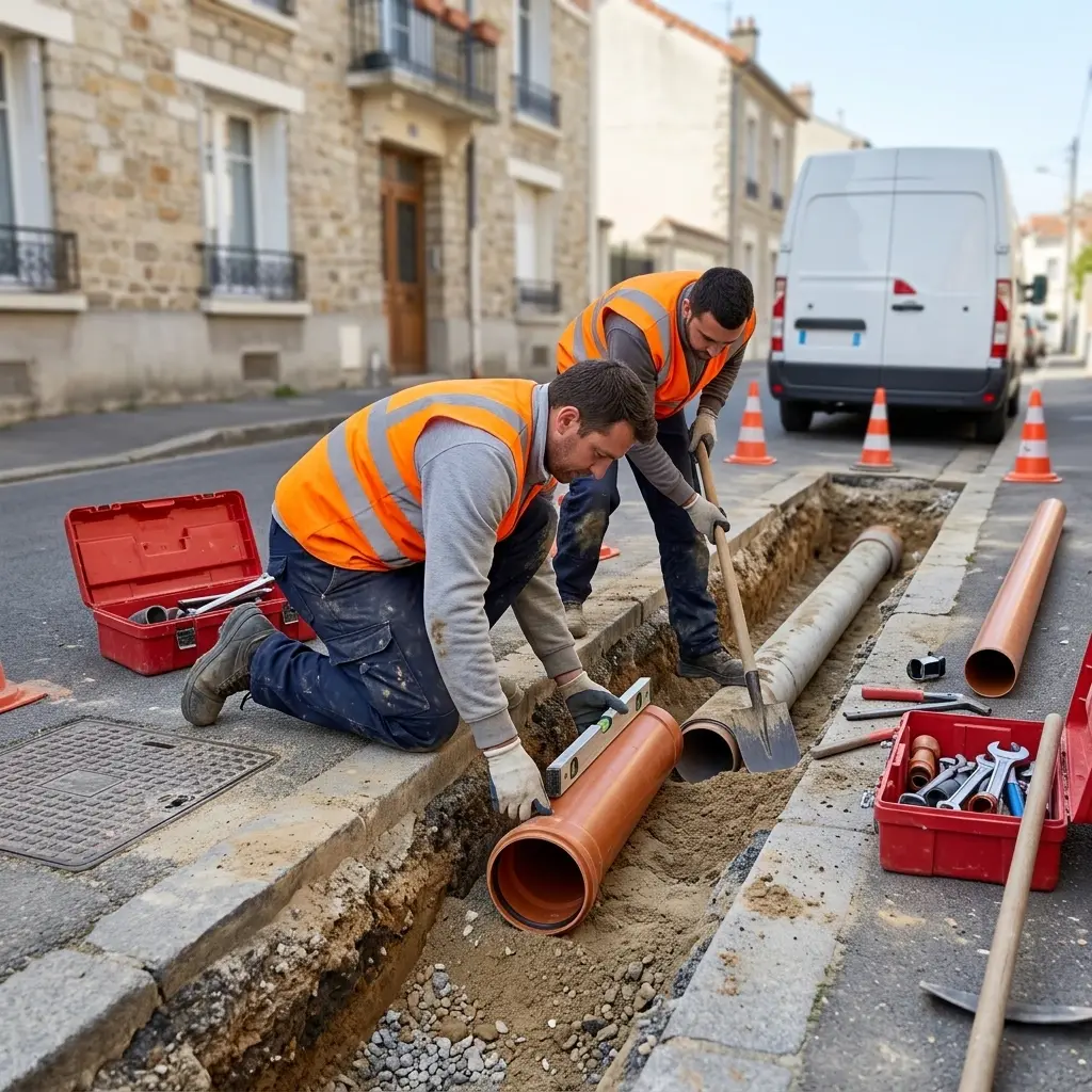 Raccordement au tout à l'égout Montrouge (92120)