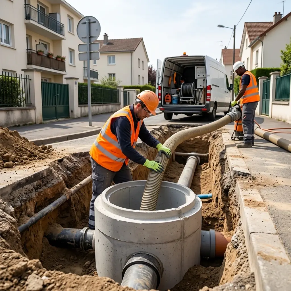 Raccordement au tout à l'égout Issy-les-Moulineaux (92130)