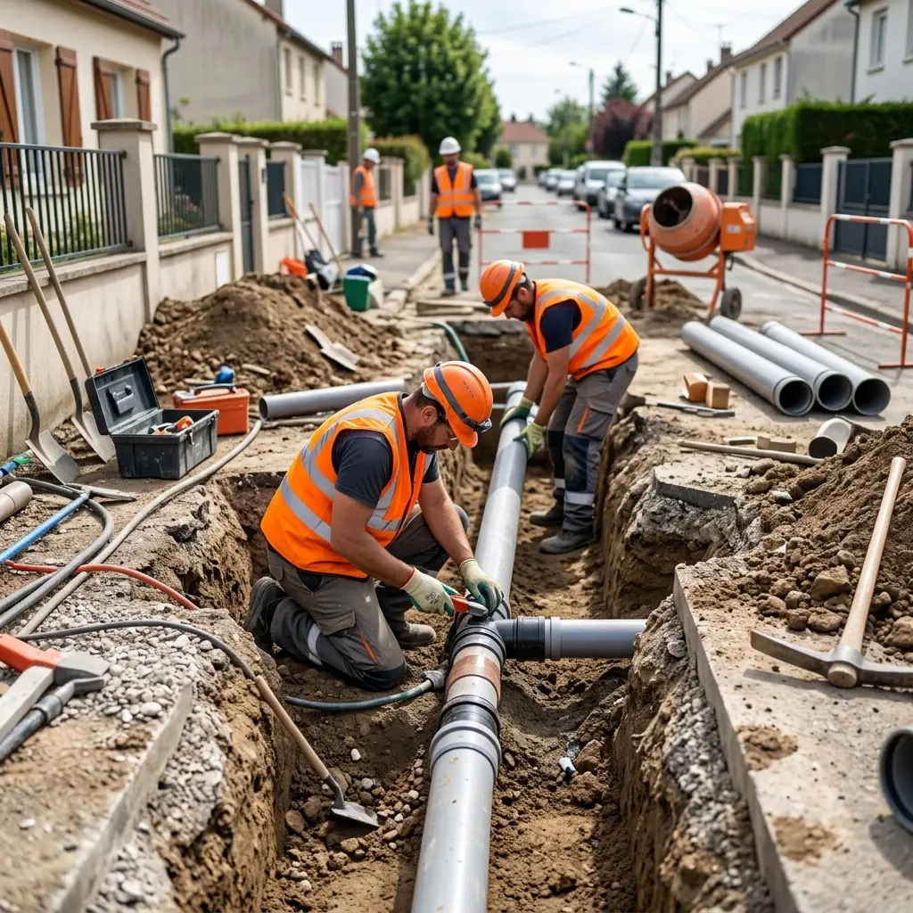 Raccordement au tout à l'égout Bagneux (92220)