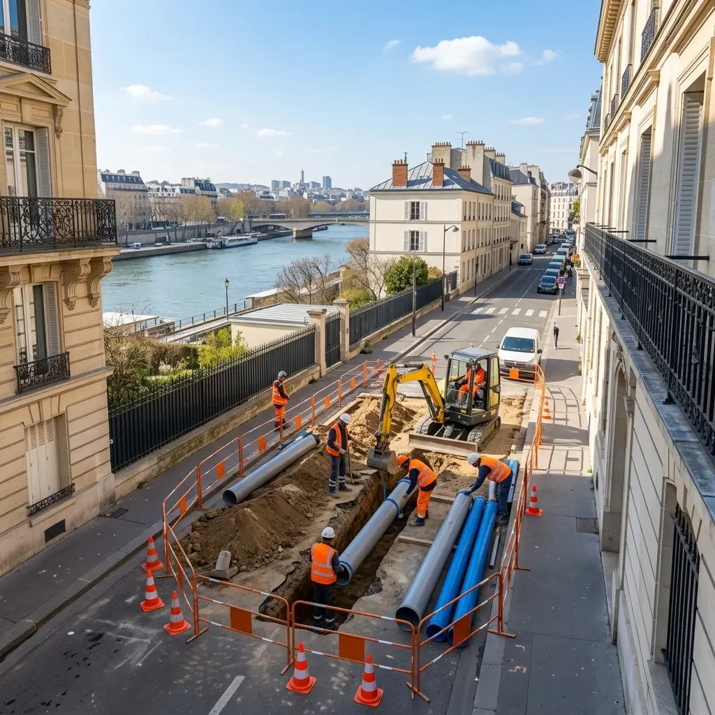 Raccordement au tout à l'égout Sèvres (92310)