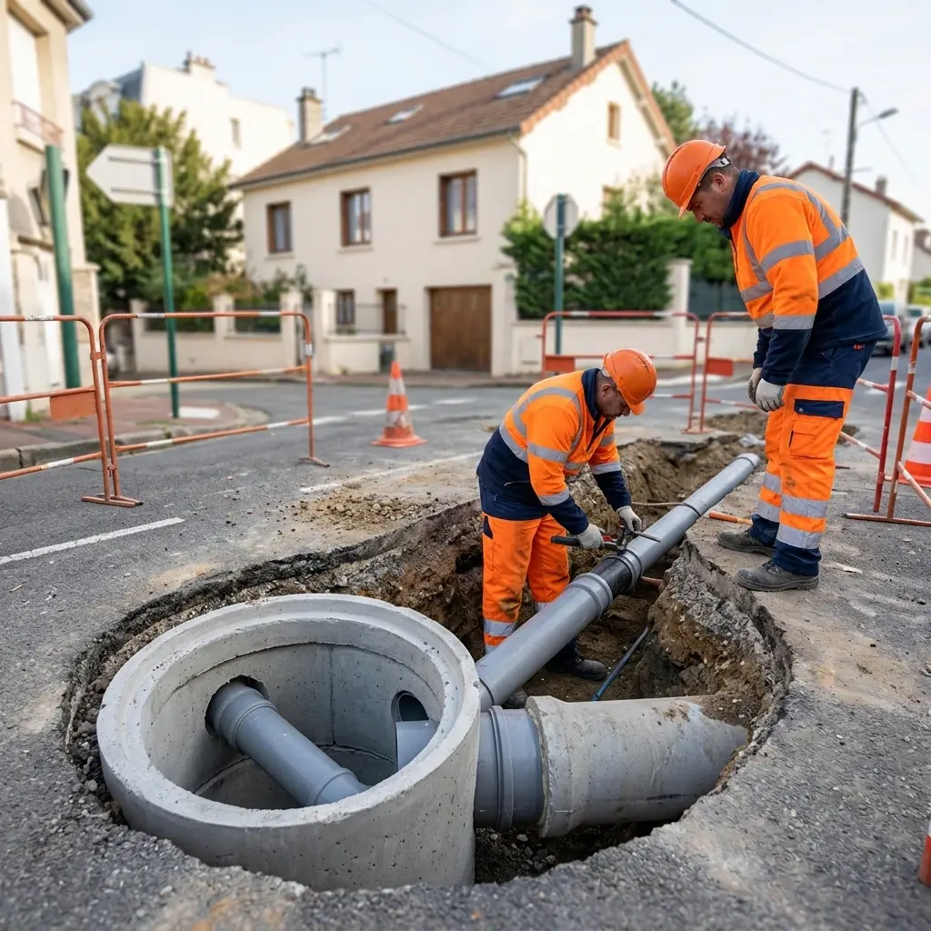 Raccordement au tout à l'égout Châtillon (92320)
