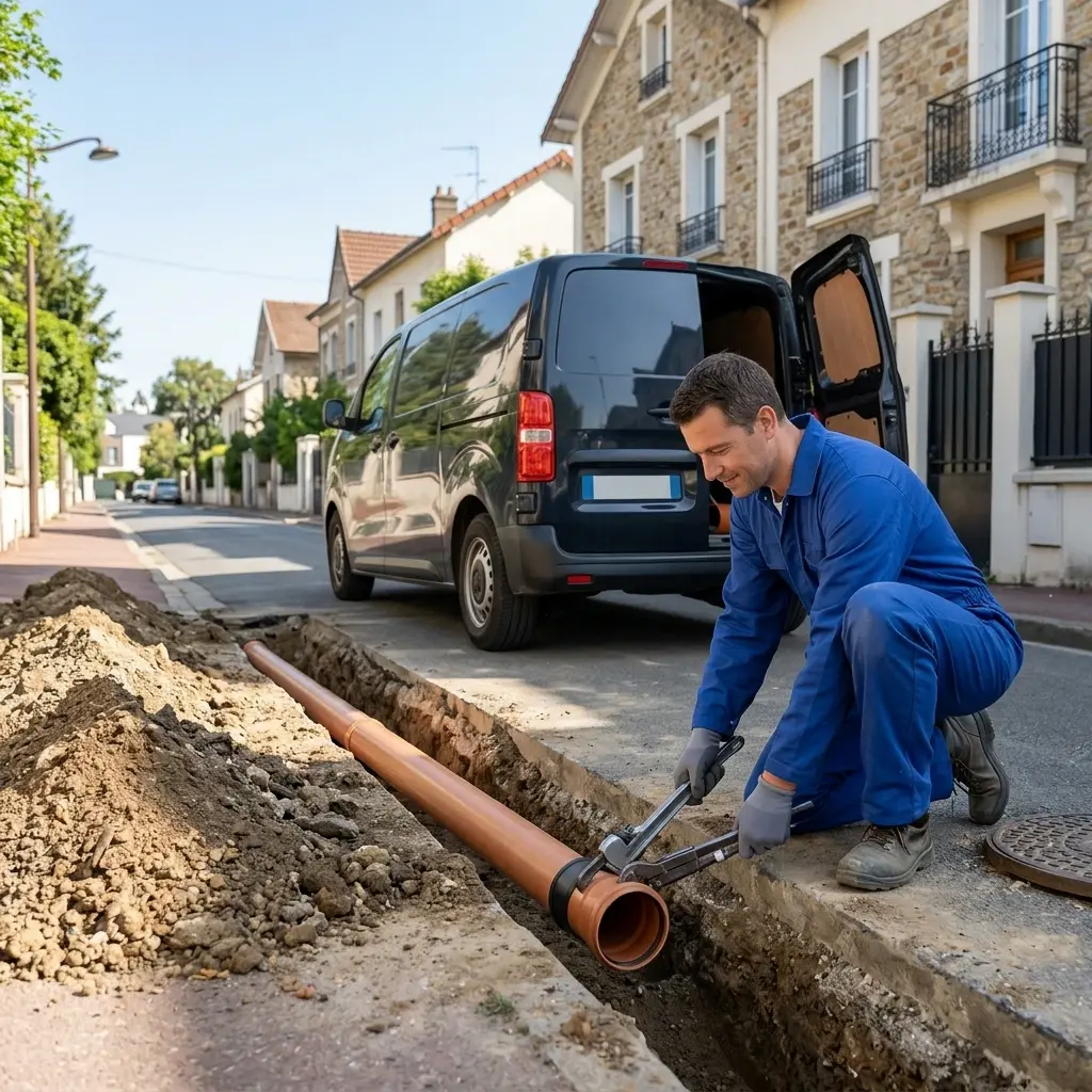 Comment se déroule le raccordement au tout à l'égout à Sceaux ?