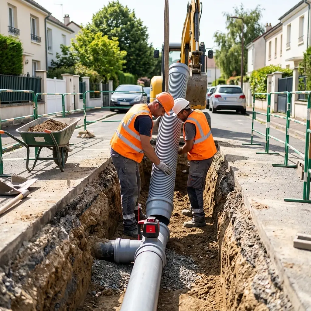 Comment se déroule le raccordement au Plessis-Robinson ?
