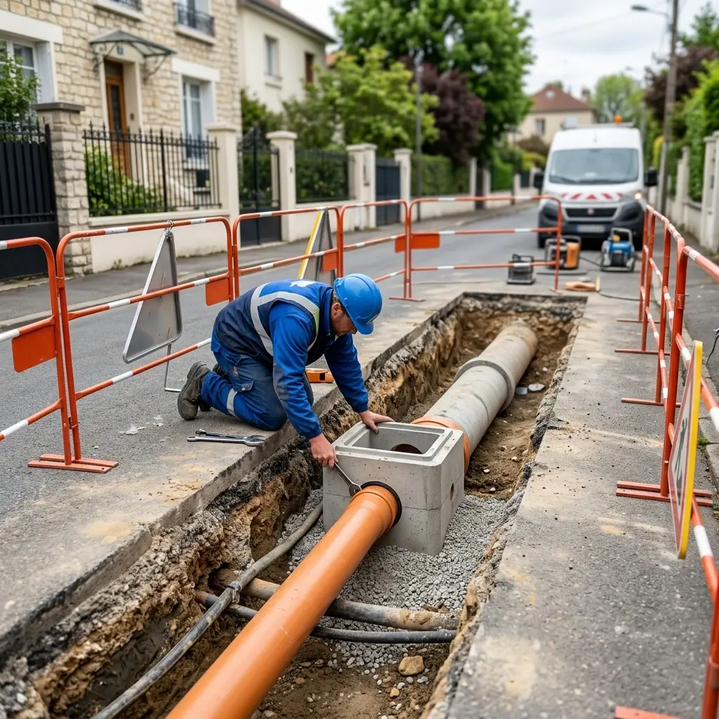 Comment se déroule le raccordement à Garches ?