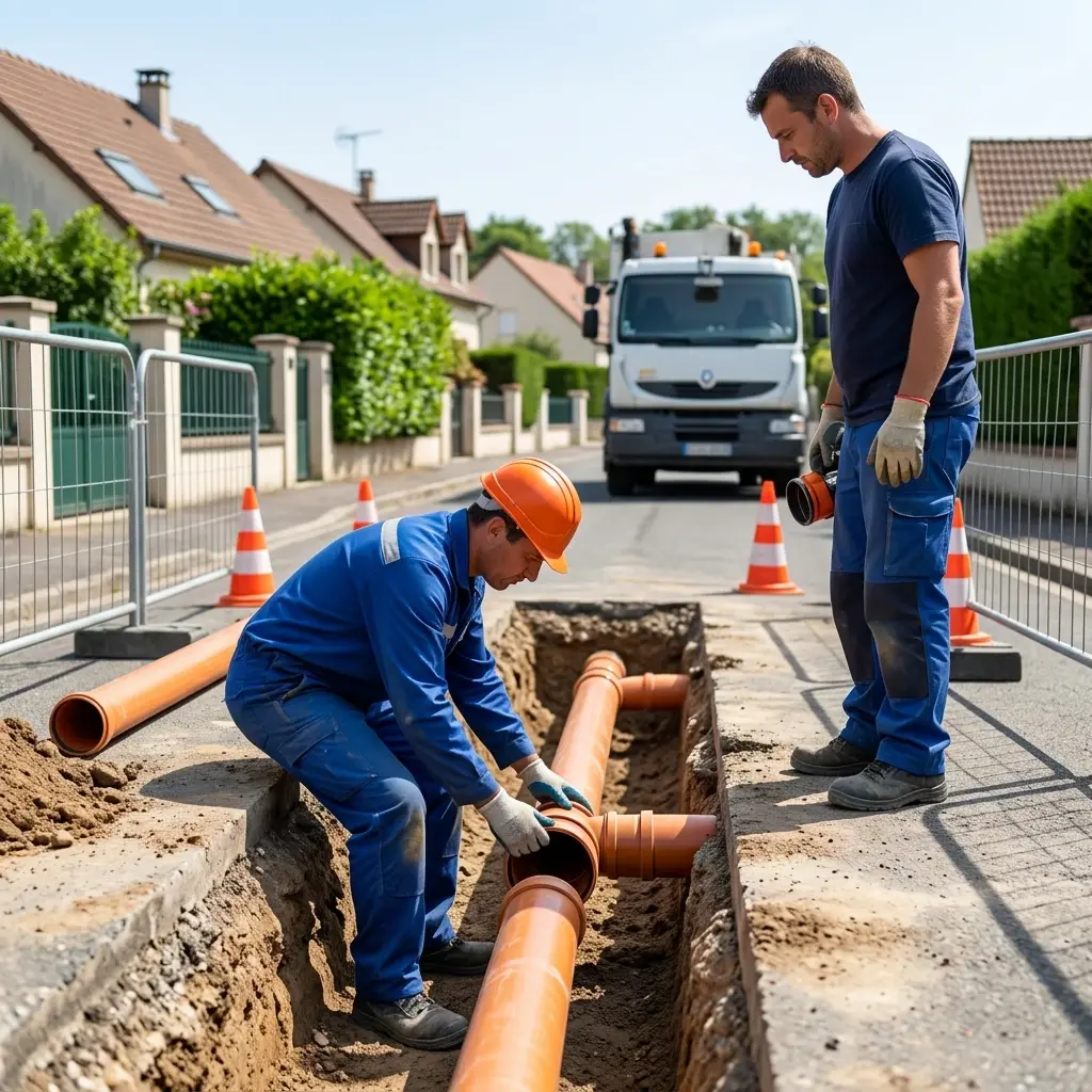 Raccordement au tout à l'égout Garches (92380)