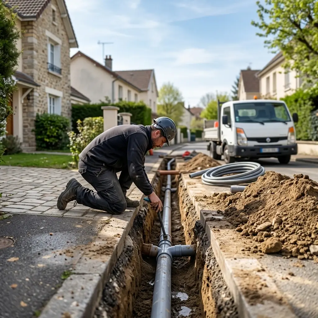 Comment se déroule le raccordement au tout à l'égout à Rueil-Malmaison ?