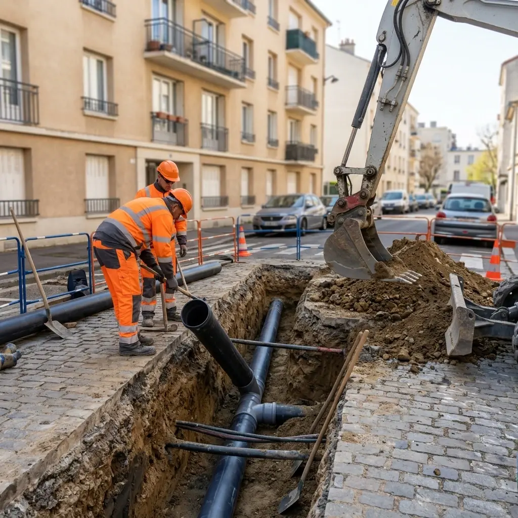 Raccordement au tout à l'égout Puteaux (92800)