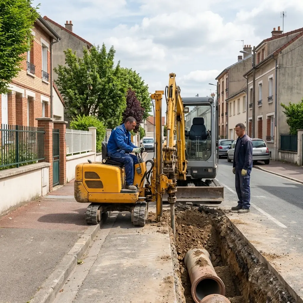 Raccordement au tout à l'égout Bondy (93140)