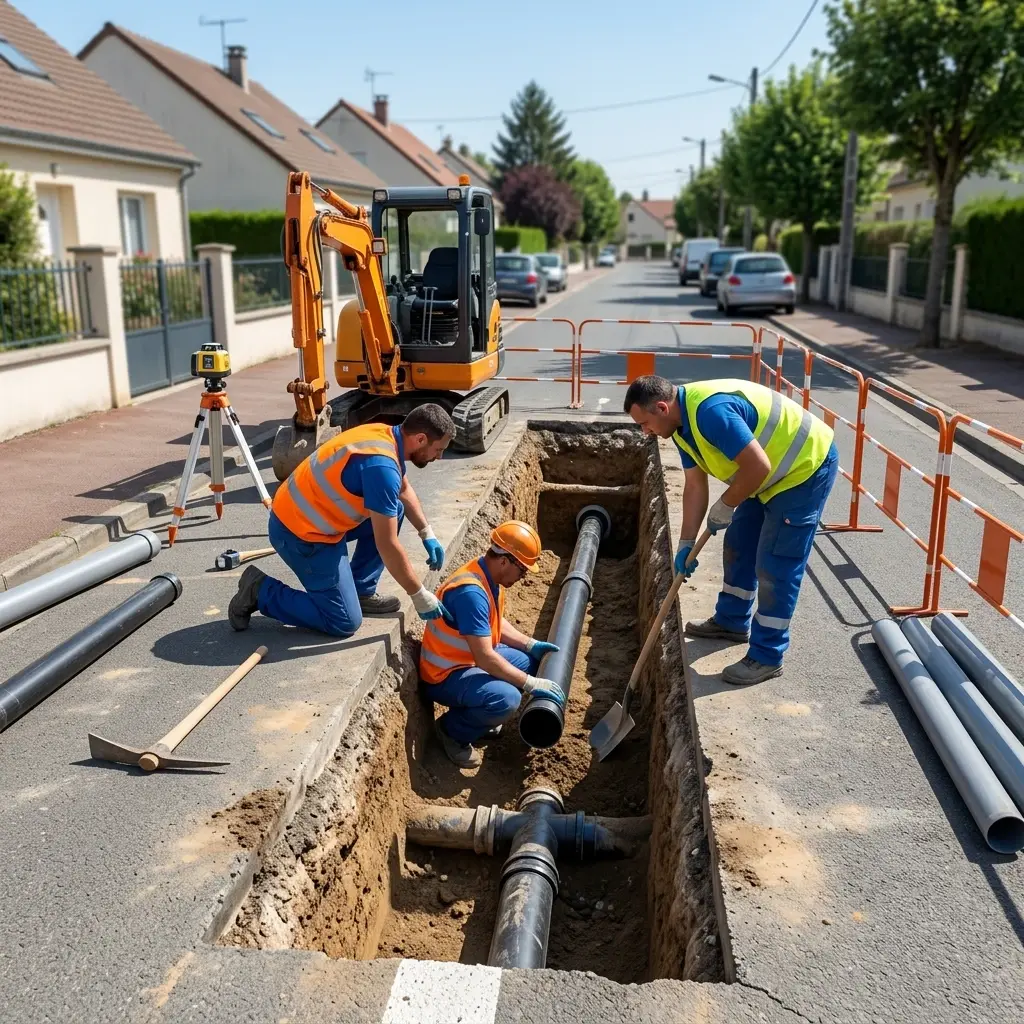 Comment se déroule le raccordement au Blanc-Mesnil ?