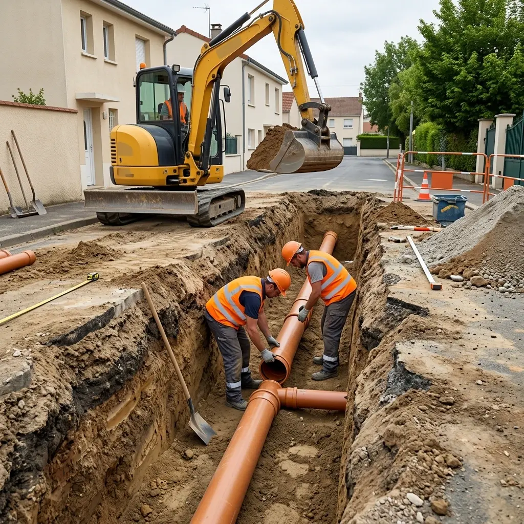 Notre méthode de raccordement au tout à l'égout