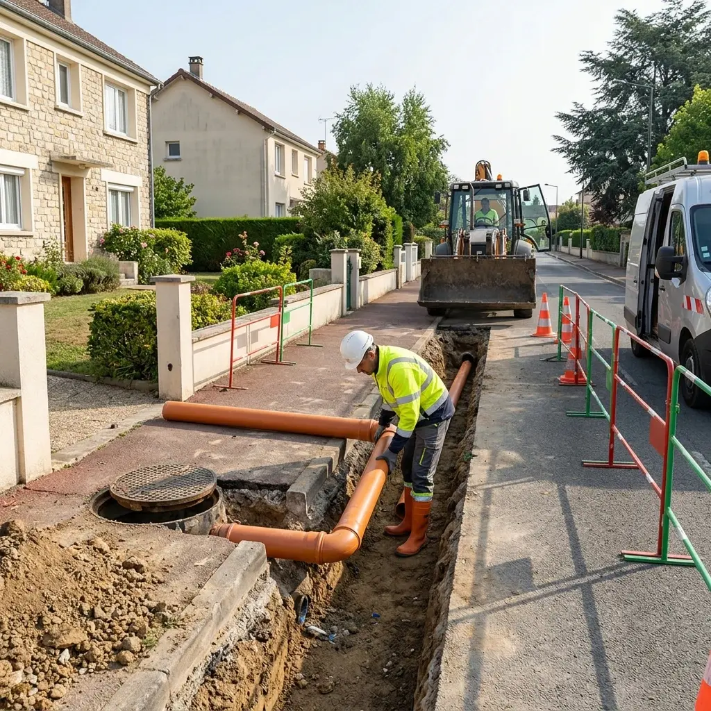 Raccordement au tout à l'égout Livry-Gargan (93190)