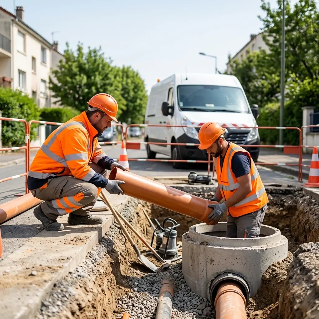 Raccordement au tout à l'égout Sevran (93270)