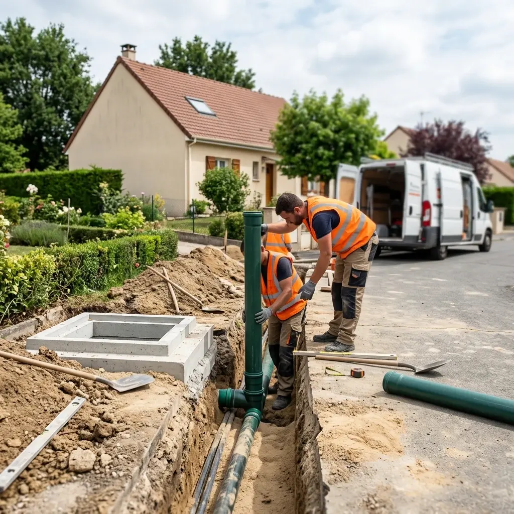 Raccordement au tout à l'égout Les Pavillons-sous-Bois (93320)