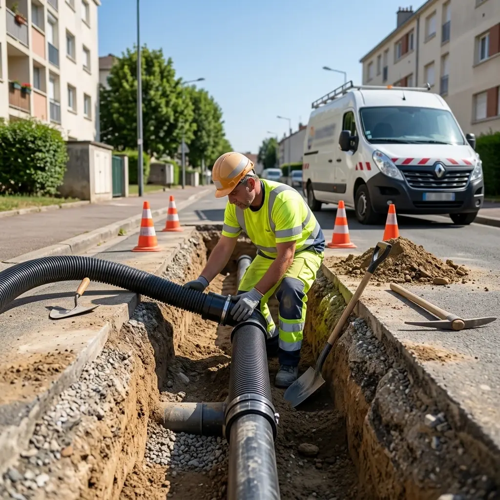 Raccordement au tout à l'égout Clichy-sous-Bois (93390)