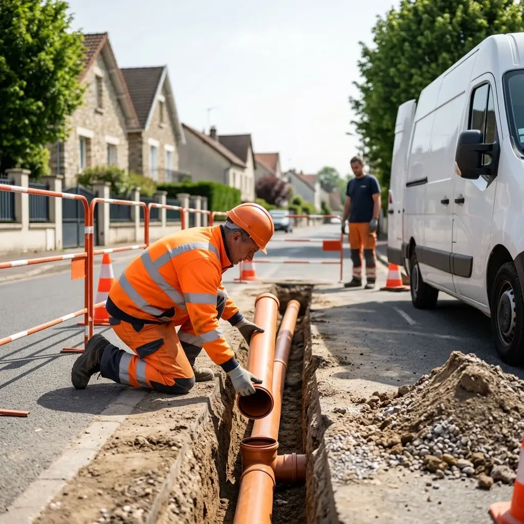 Raccordement au tout à l'égout Vaujours (93410)