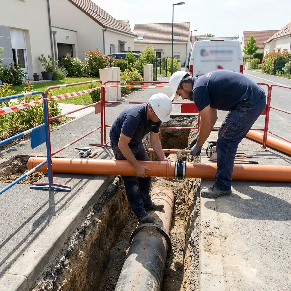 Comment se déroule le raccordement au tout à l'égout à Villepinte ?