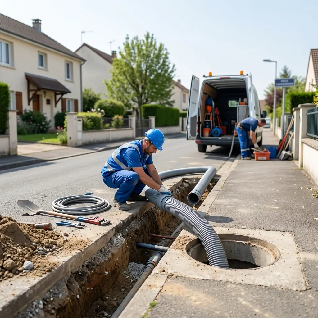 Raccordement au tout à l'égout Villepinte (93420)