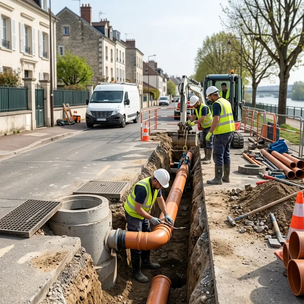 Raccordement au tout à l'égout L'Île-Saint-Denis (93450)