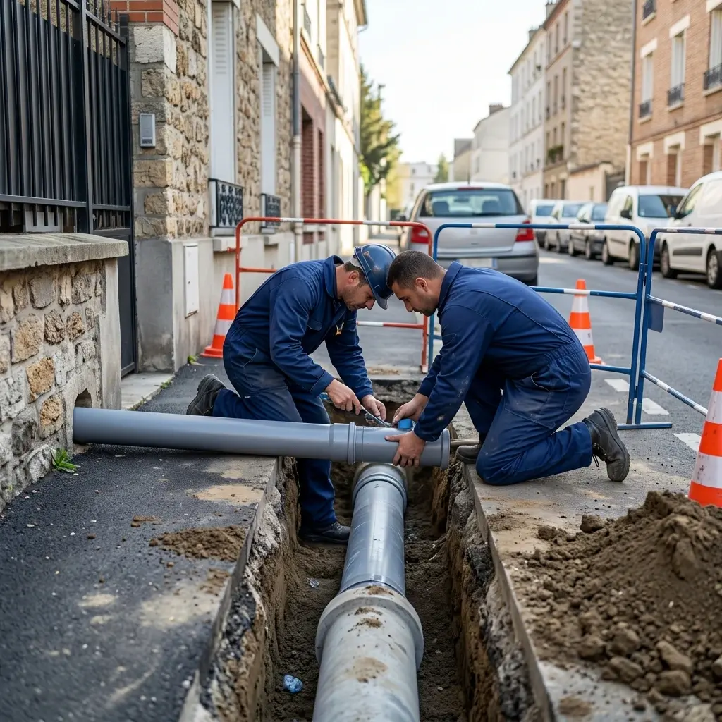 Raccordement au tout à l'égout Pantin (93500)