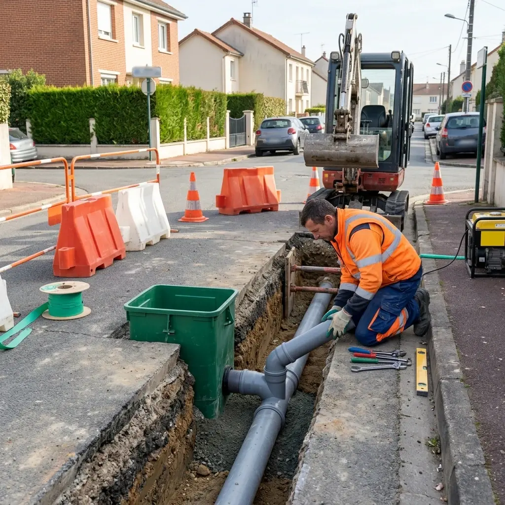 Raccordement au tout à l'égout Drancy (93700)