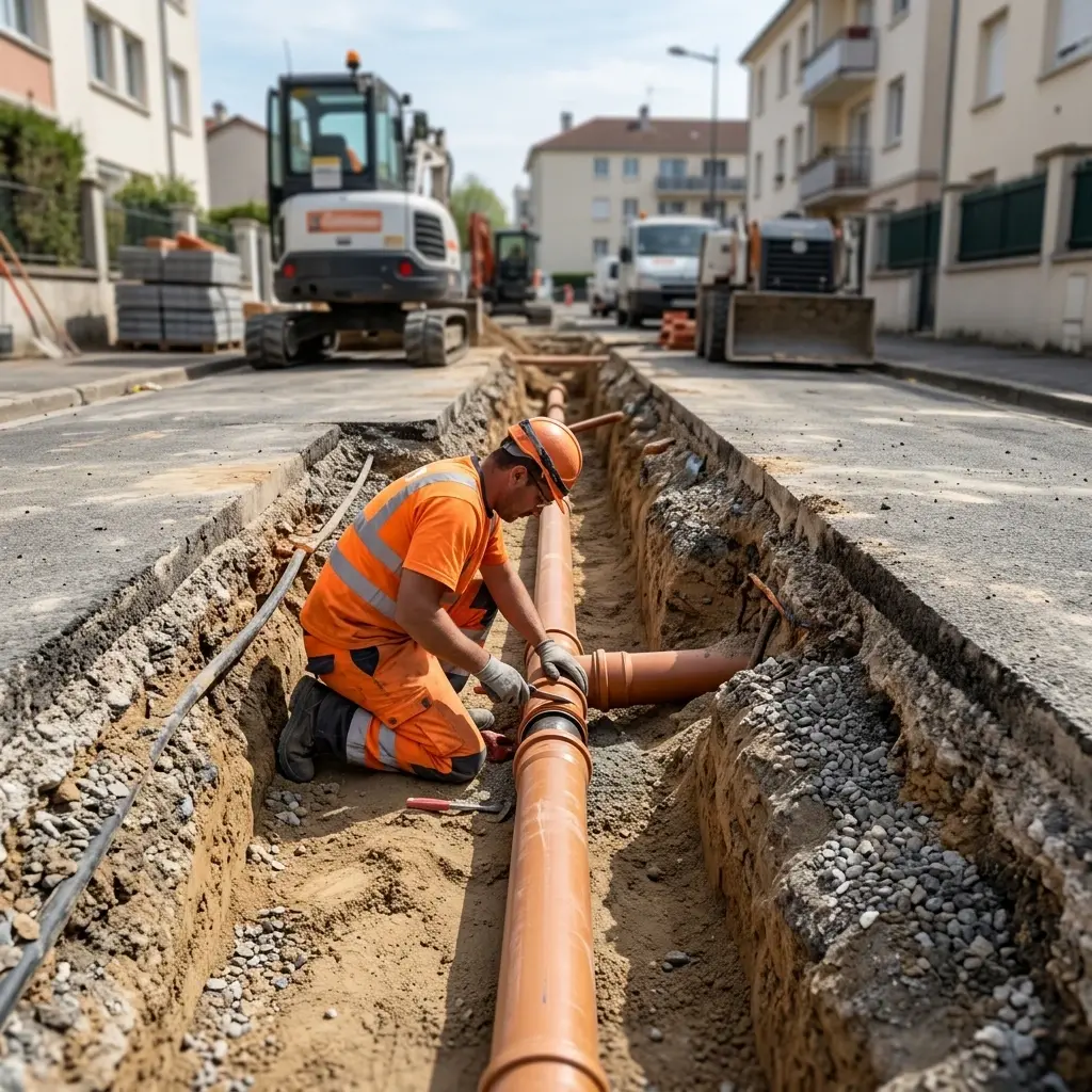 Un service professionnel pour vos travaux d'assainissement