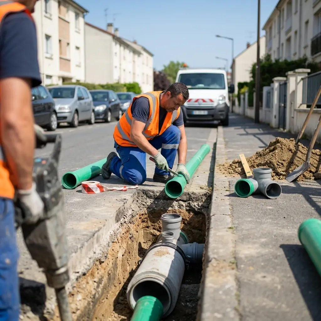 Raccordement au tout à l'égout Créteil (94000)