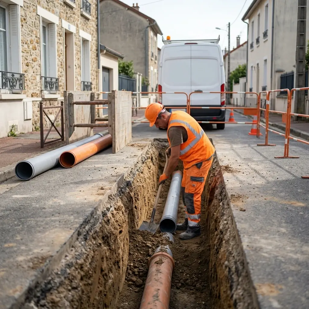 Raccordement au tout à l'égout Arcueil (94110)