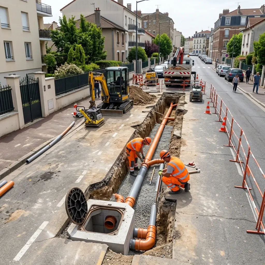 Notre méthode de raccordement au tout à l'égout