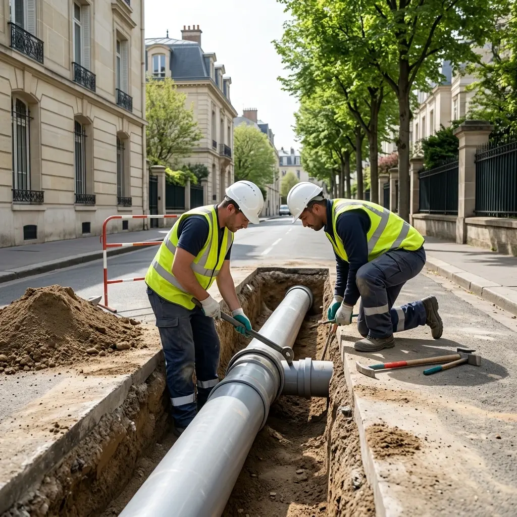 Une installation technique et sécurisée pour vos canalisations