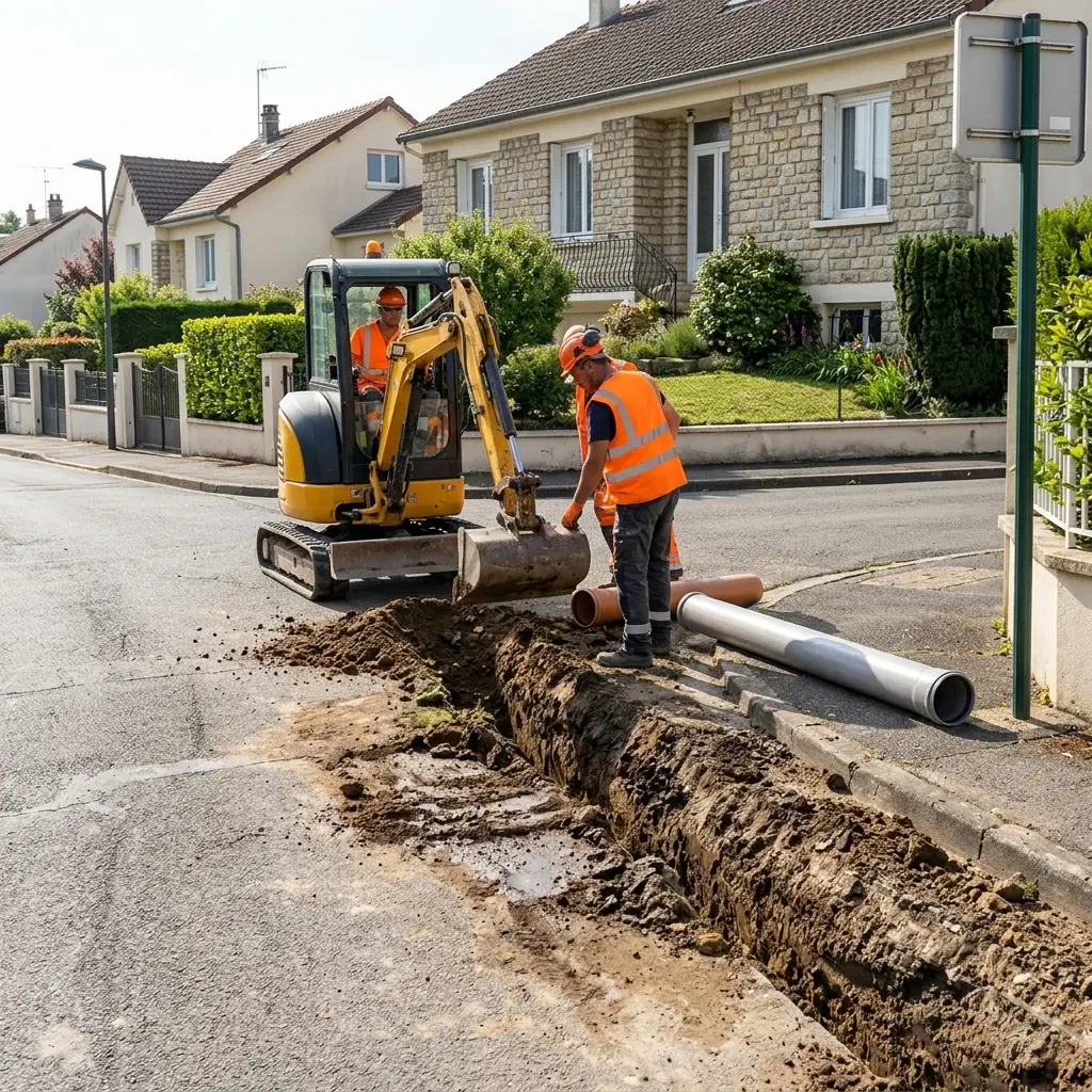 Raccordement au tout à l'égout L'Haÿ-les-Roses (94240)