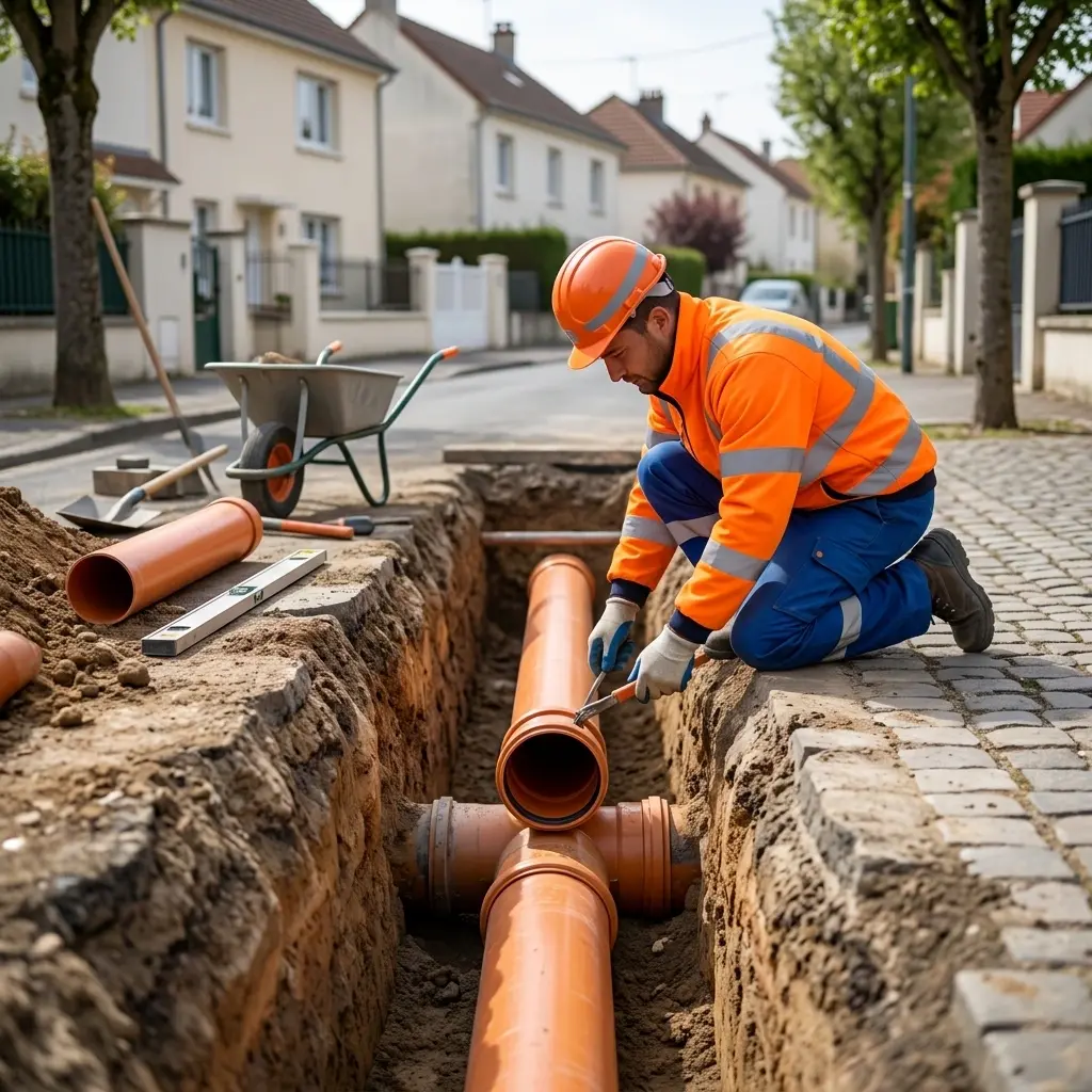 Une installation sereine pour vos réseaux d'assainissement