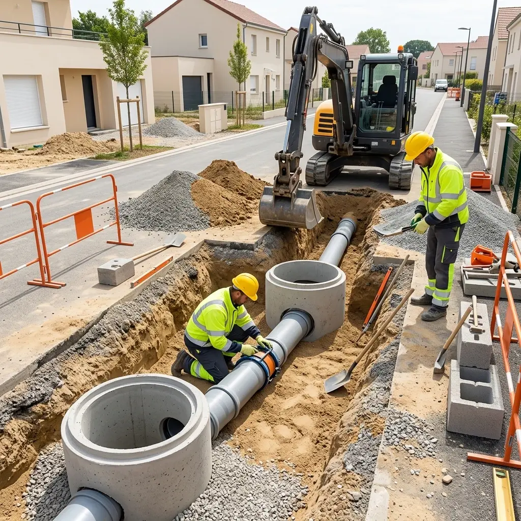 Raccordement au tout à l'égout Villiers-sur-Marne (94350)