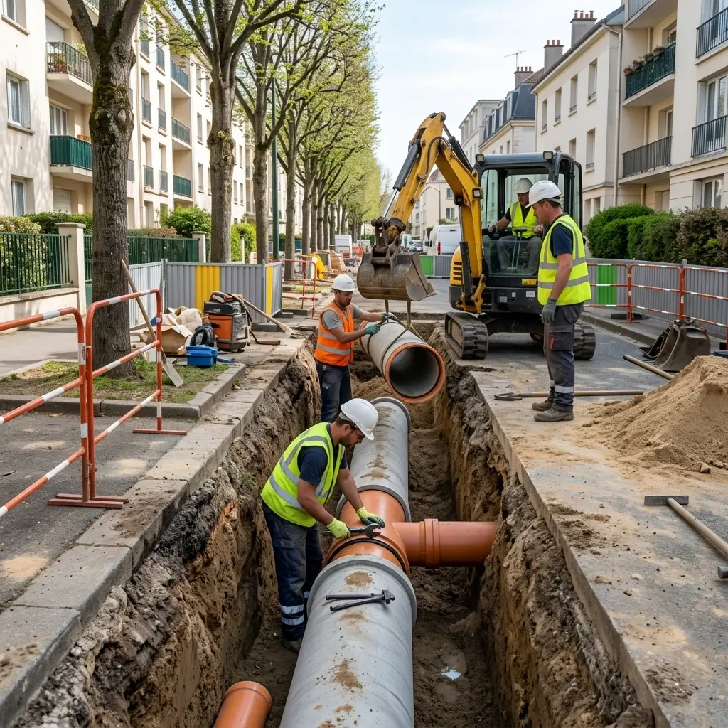 Raccordement au tout à l'égout Saint-Maurice (94410)
