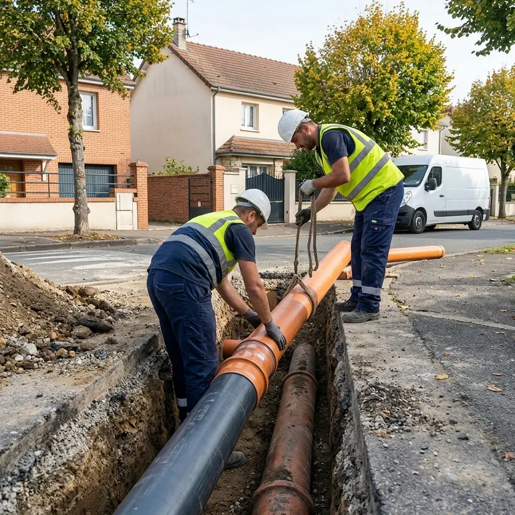 Raccordement au tout à l'égout Le Plessis-Trévise (94420)