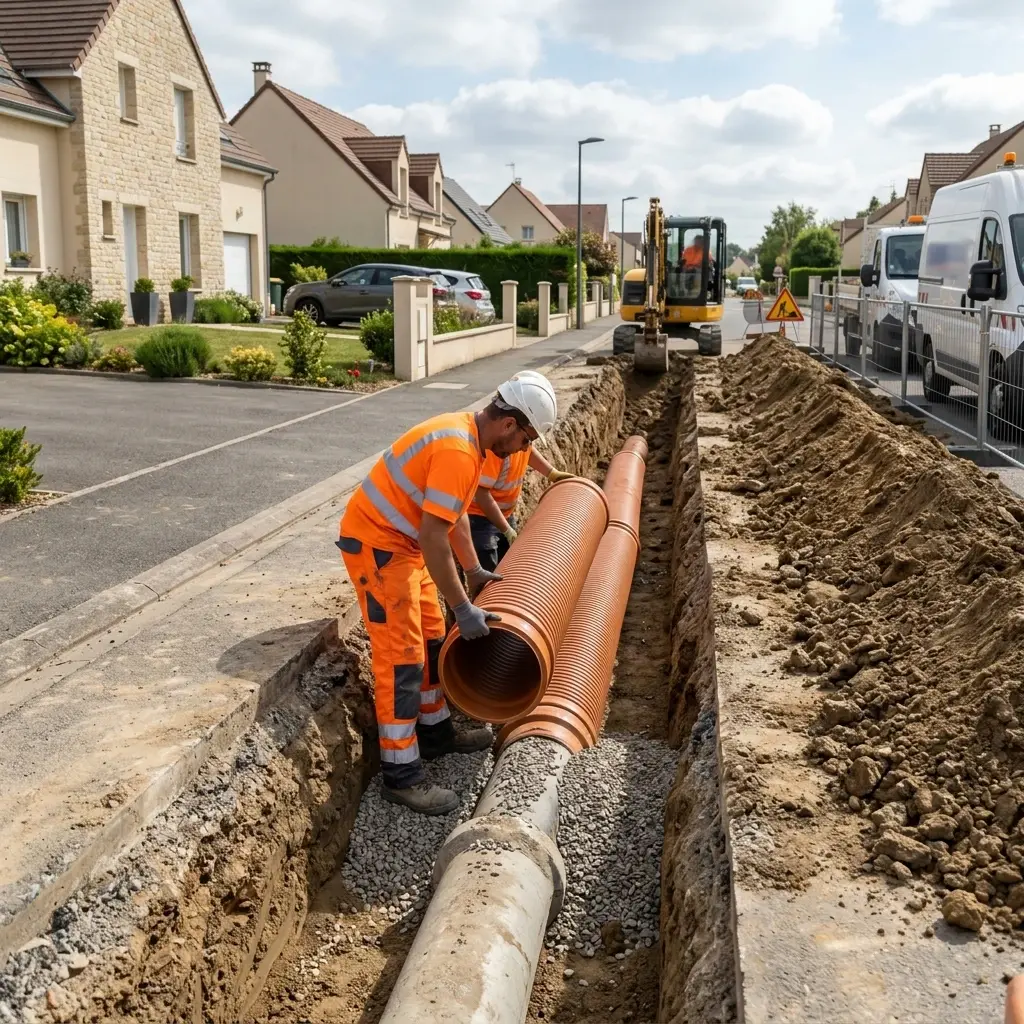 Raccordement au tout à l'égout Santeny (94440)