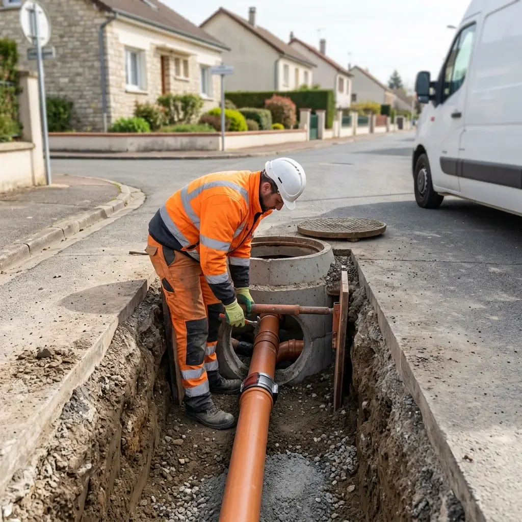 Raccordement au tout à l'égout Limeil-Brévannes (94450)