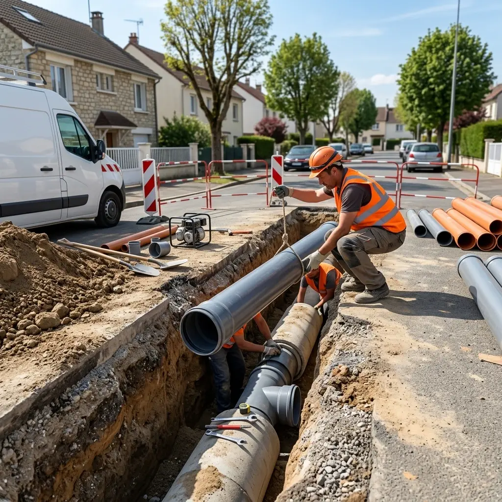 Comment se déroule le raccordement à Champigny-sur-Marne ?