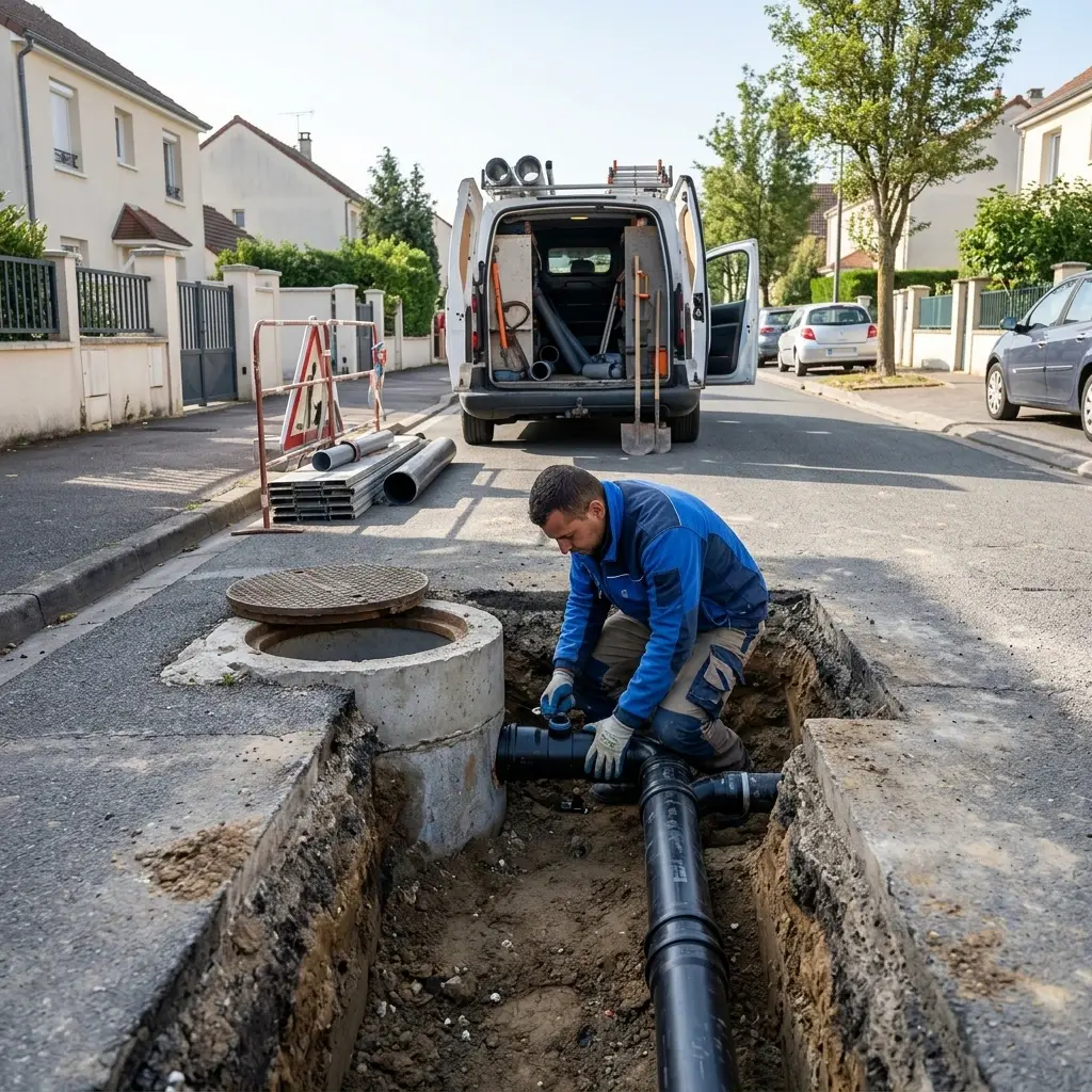 Raccordement au tout à l'égout Villejuif (94800)
