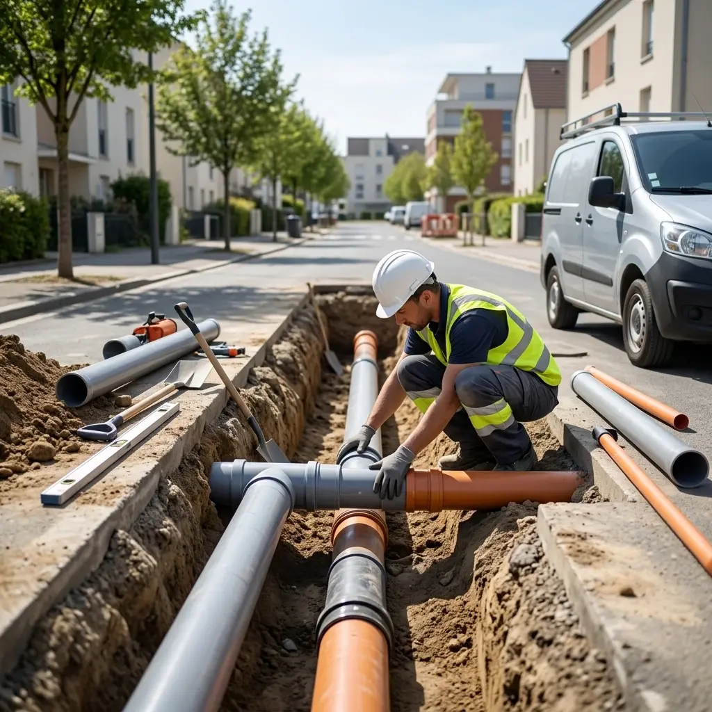 Raccordement au tout à l'égout Cergy (95000)