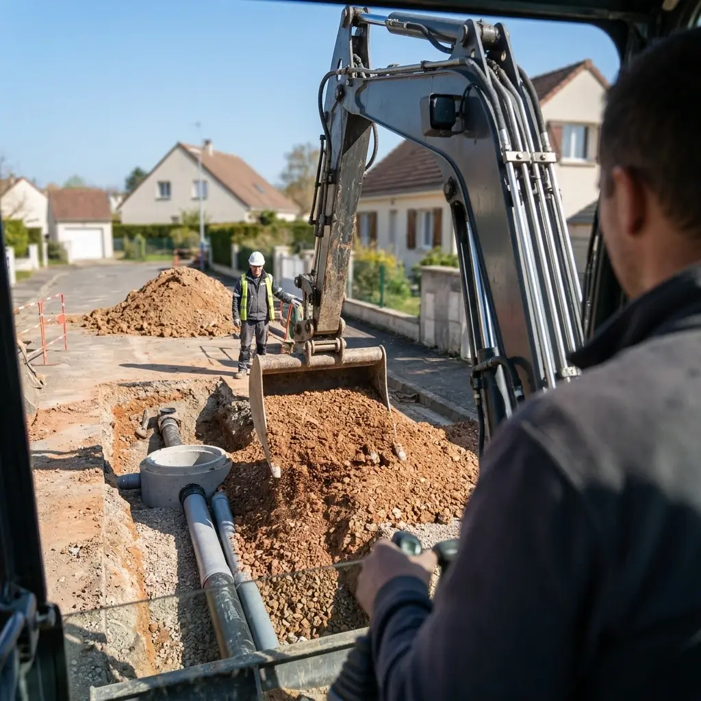 Comment se déroule le raccordement à Ermont ?