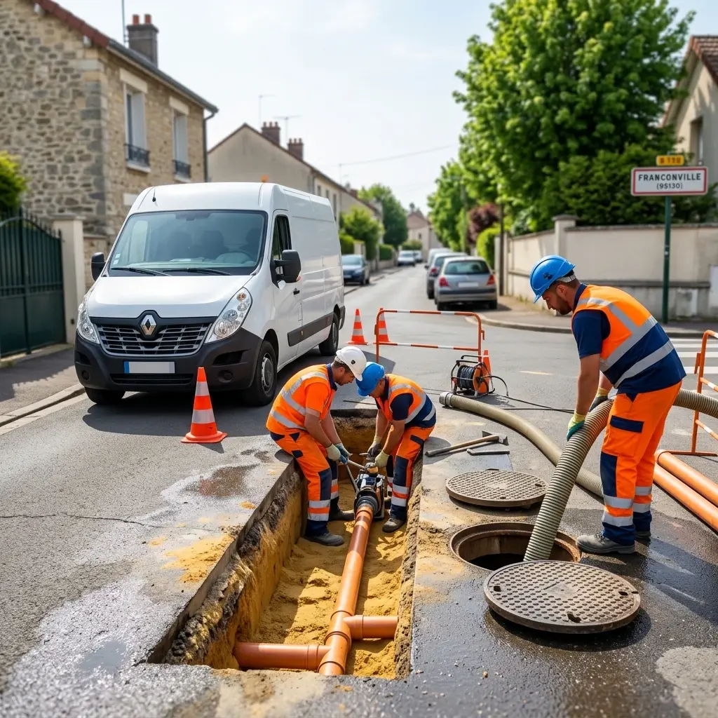Comment se déroule le raccordement à Franconville ?
