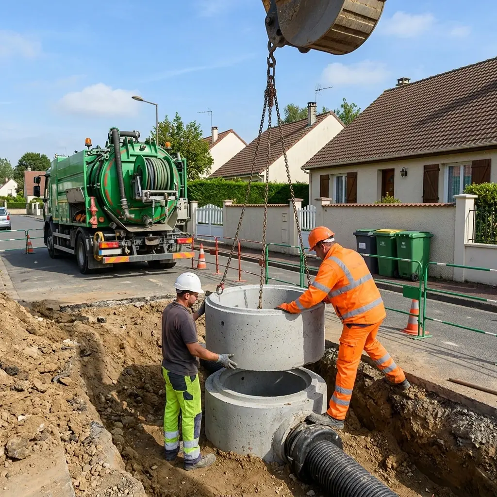 Raccordement au tout à l'égout Franconville (95130)